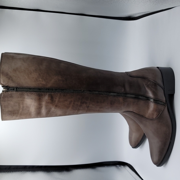 Garnet Hill Italian Leather Tall Boots size 8 - Picture 3 of 6